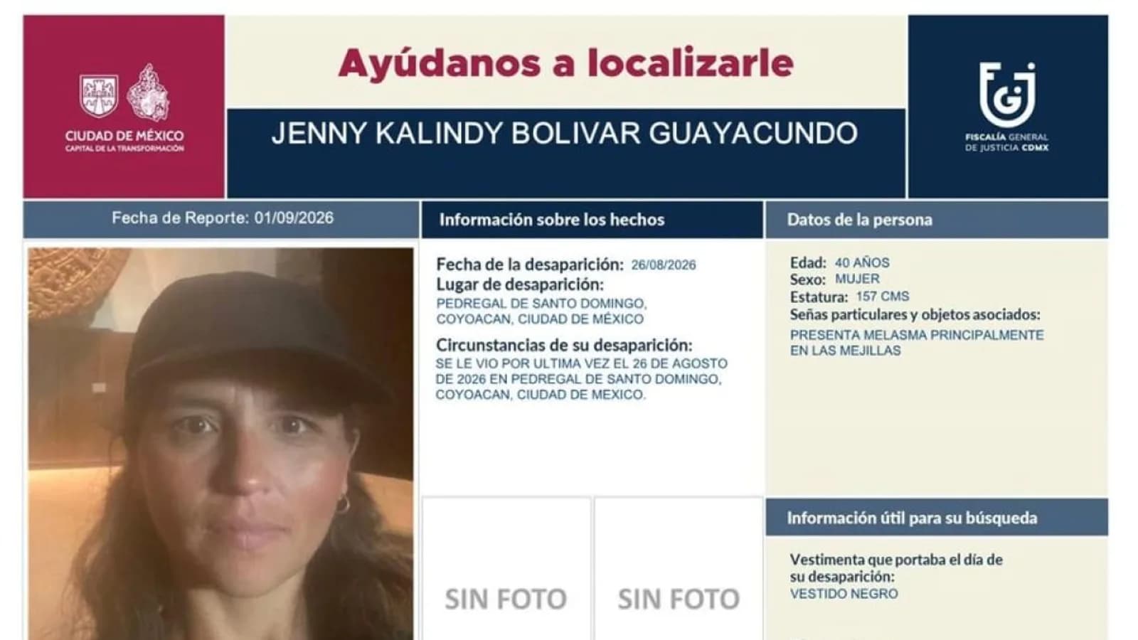 Historiadora ecuatoriana desaparecida en México desde agosto