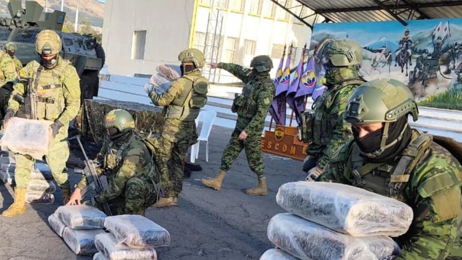 Operativo antinarcóticos incauta 2,5 toneladas de droga en