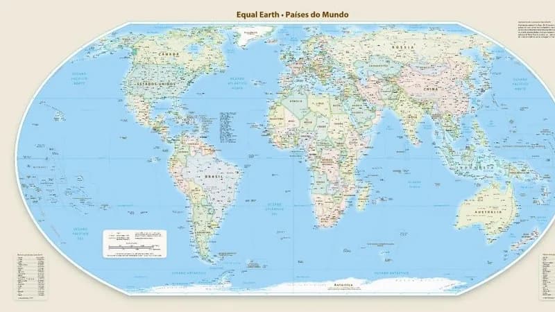 ONU aprueba nuevo mapa mundial con proporciones reales de