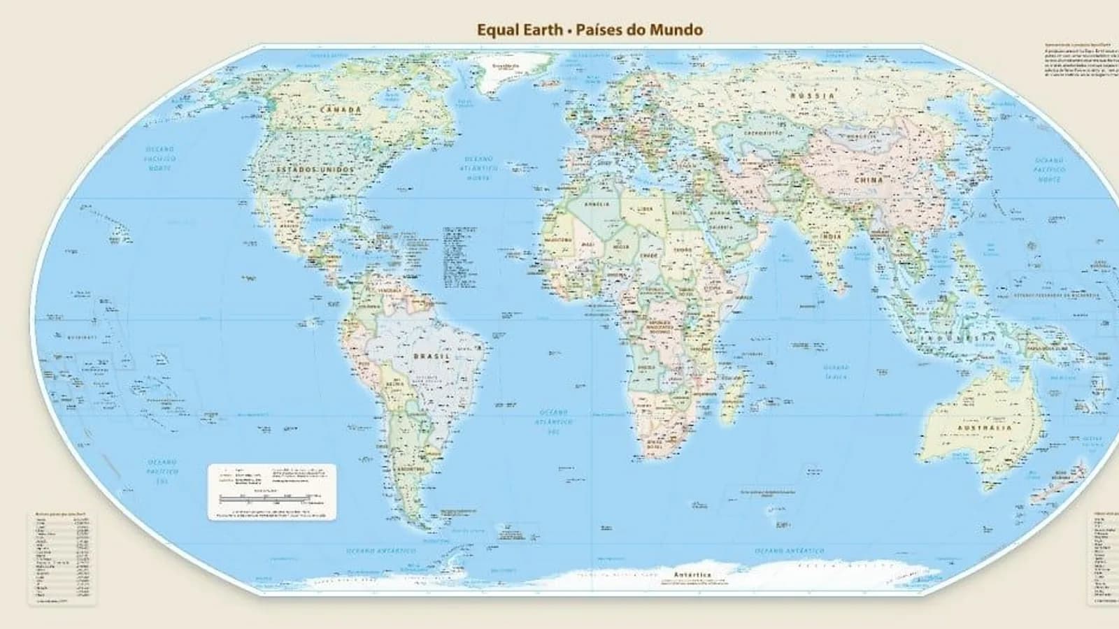 ONU aprueba nuevo mapa mundial con proporciones reales de