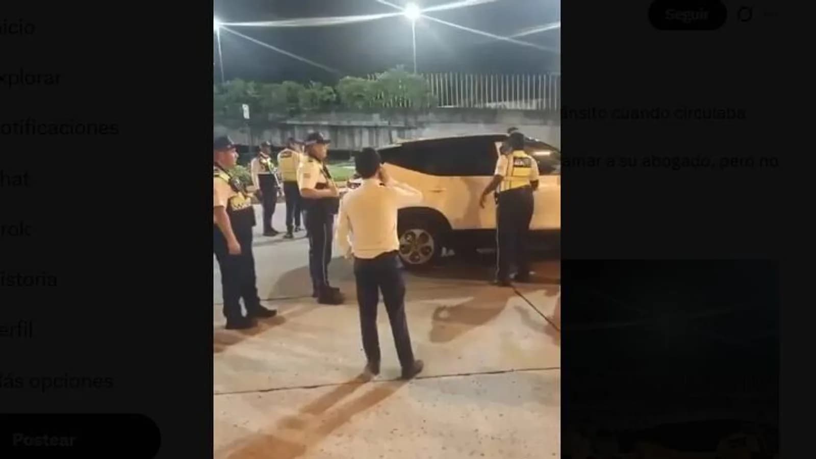 Joven confundió documentos con celular durante control de