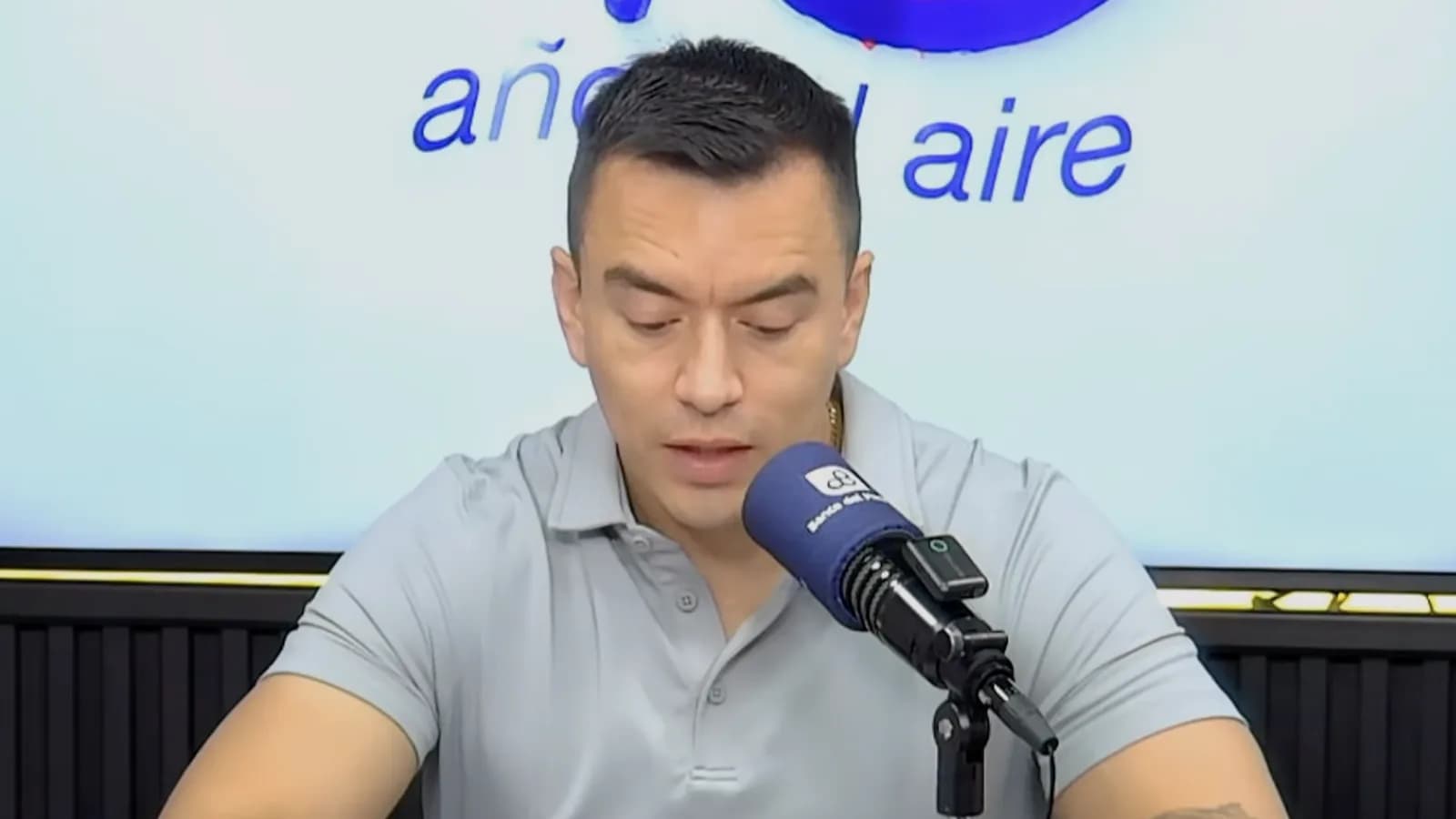 Noboa revela sacrificios personales durante visita a China